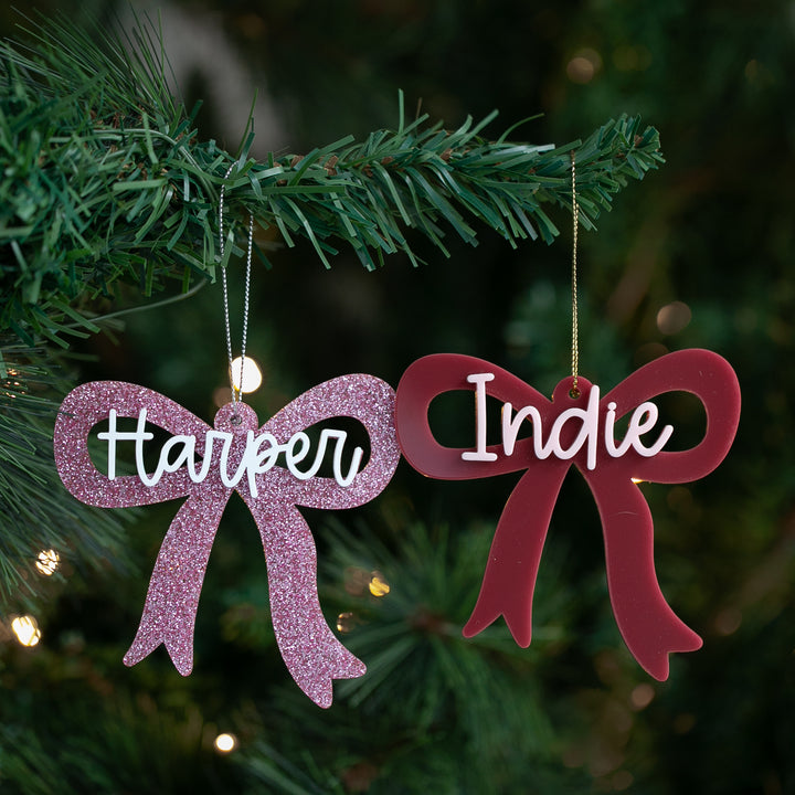 Personalised Christmas Bow