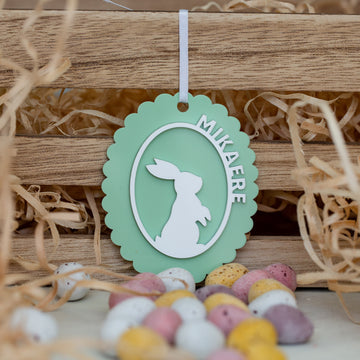 Personalised Cameo Easter Tag