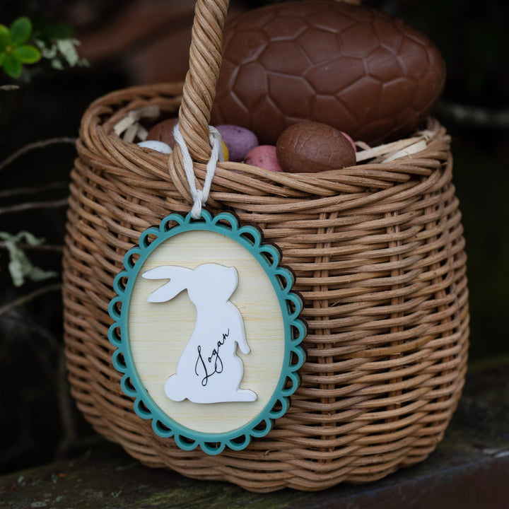 Personalised Hoppy Days Easter Tag