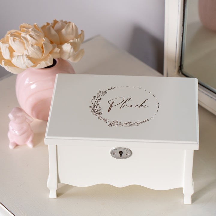 Personalised Musical Jewellery Box