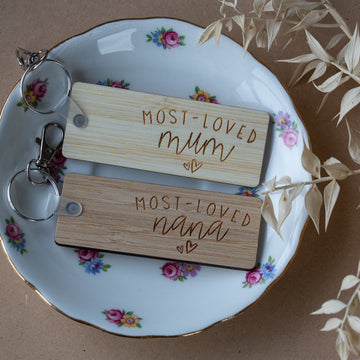 Much Loved Personalised Key Ring