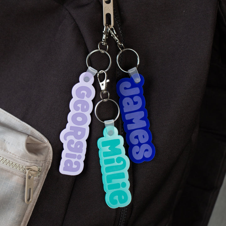 Bubblegum Personalised Bag Tag