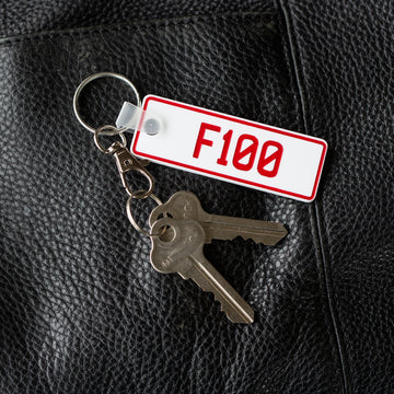 Number Plate Personalised Key Ring