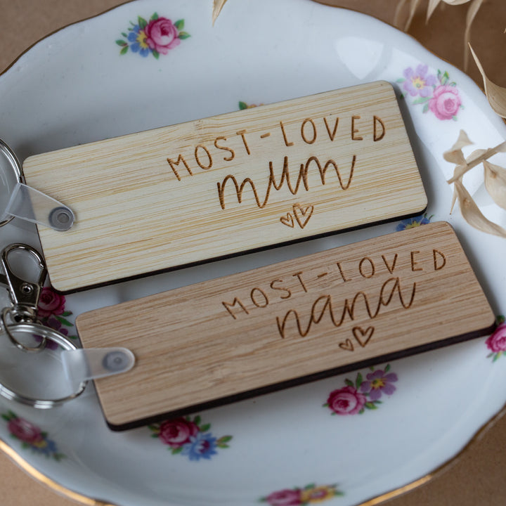 Much Loved Personalised Key Ring