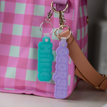 Bubblegum Personalised Bag Tag