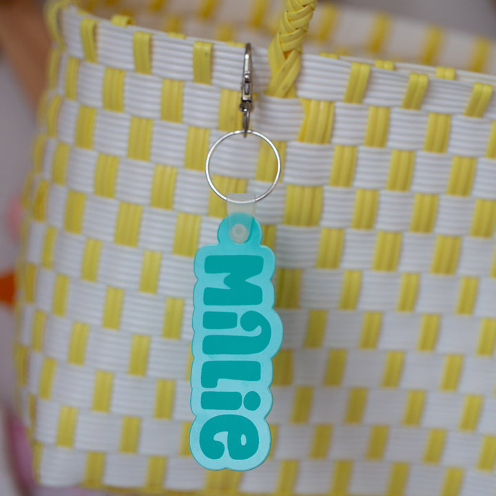 Bubblegum Personalised Bag Tag