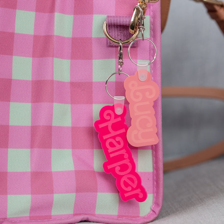 Barbie-inspired Personalised Bag Tag
