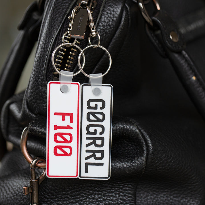Number Plate Personalised Key Ring