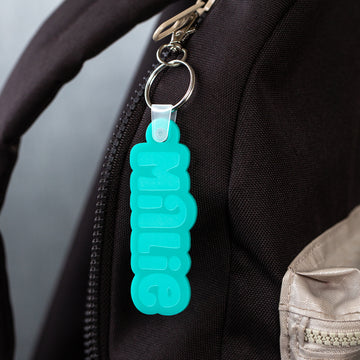 Bubblegum Personalised Bag Tag