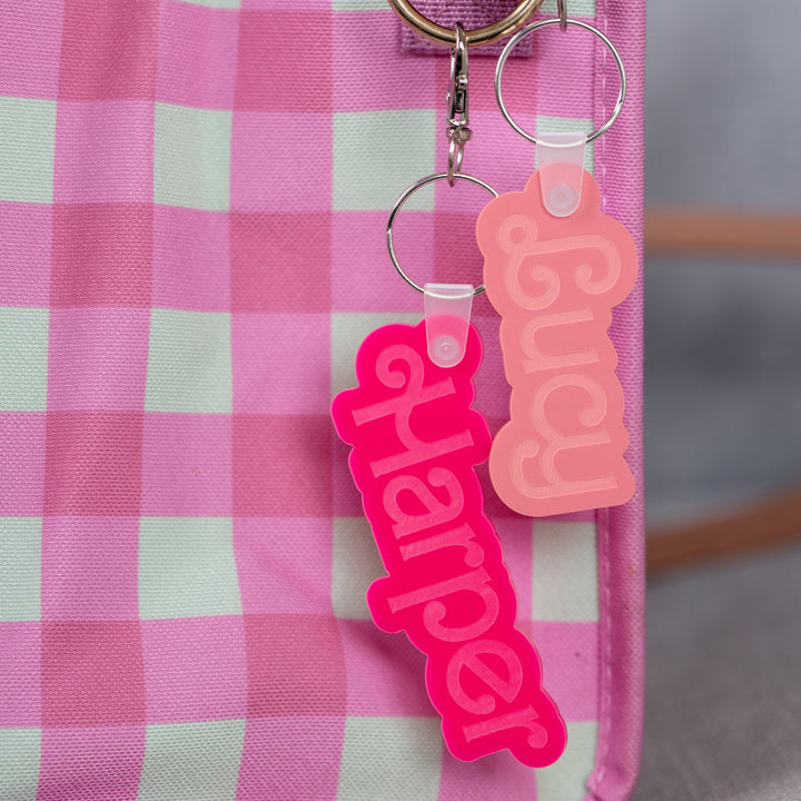 Barbie-inspired Personalised Bag Tag
