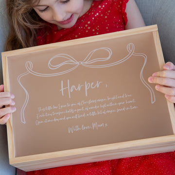 Personalised Christmas Keepsakes Memory Boxes
