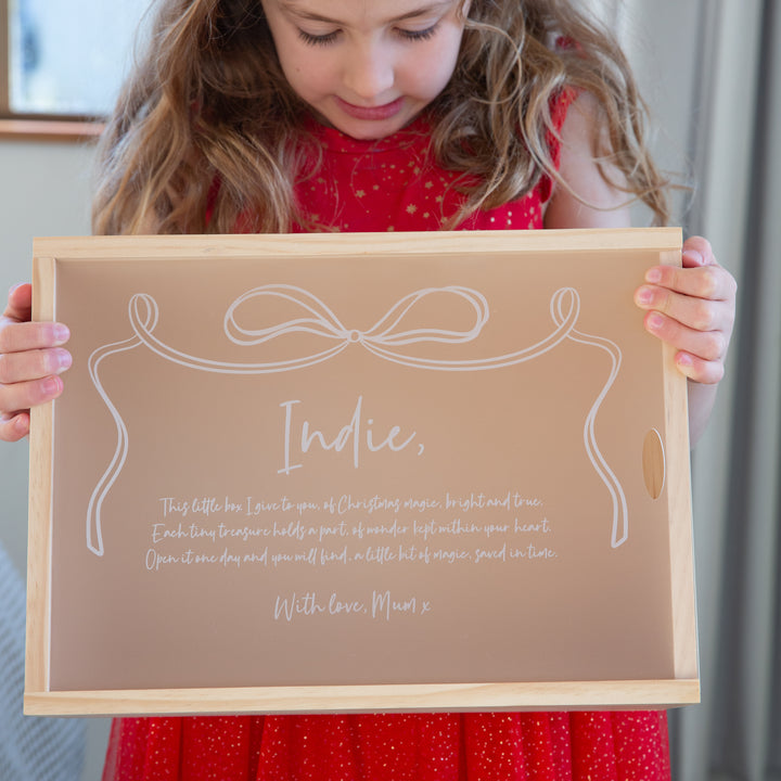 Personalised Christmas Keepsakes Memory Boxes