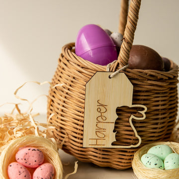 Personalised Bunny Bliss Easter Tag