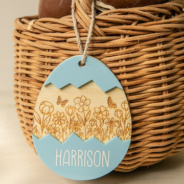 Personalised Springtime Surprise Easter Tag