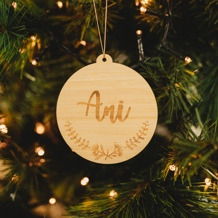 Personalised Pōhutukawa Kirihimete Bauble