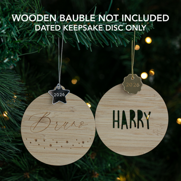 Keepsake Discs for Baubles (bauble not included)