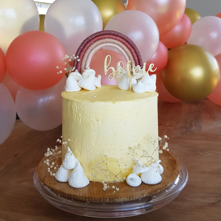 Tiny Personalised Cake Topper (other colours available)