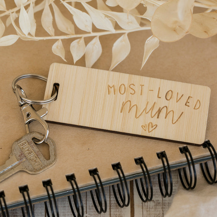 Much Loved Personalised Key Ring