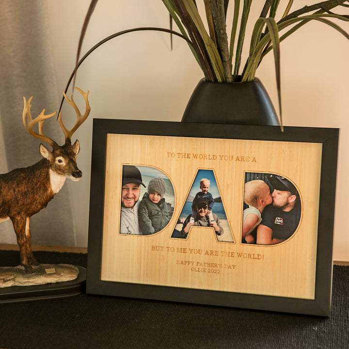 DAD Personalised Photo Frame Insert (frame not included)