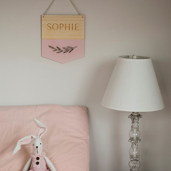 Personalised Laurel Name Banner