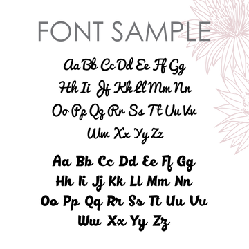 Personalised Place Settings