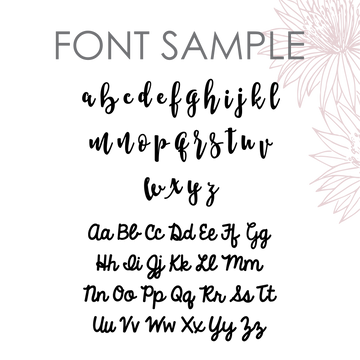 Personalised Place Settings