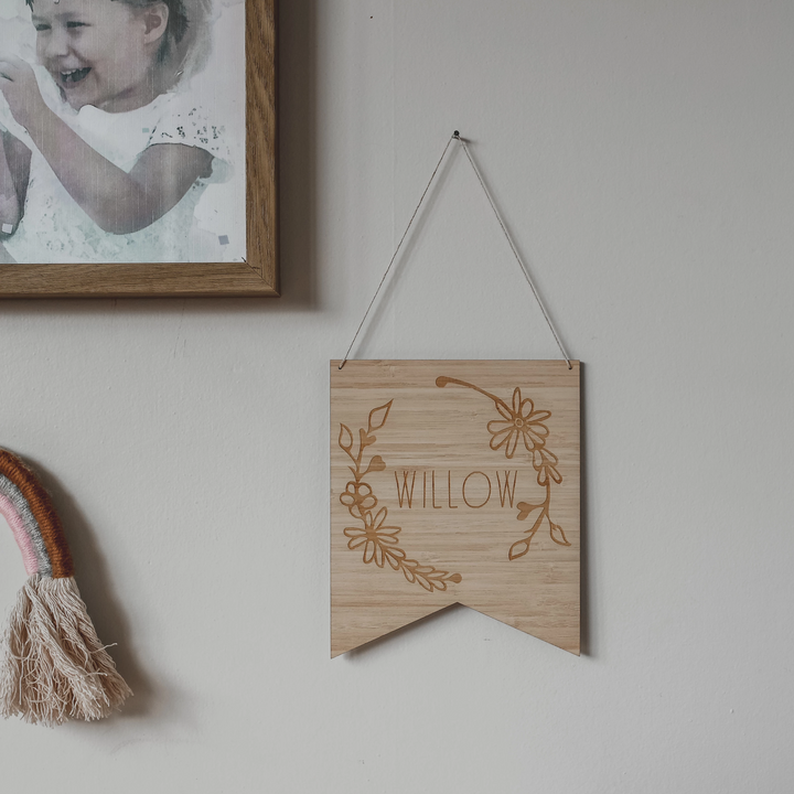 Personalised Botanical Flag