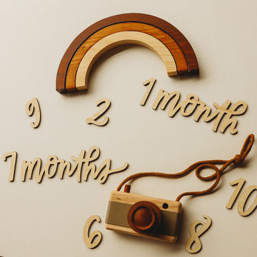 Lovely Lettering Flatlay Milestones