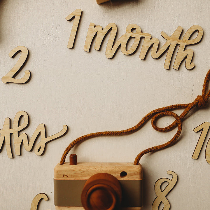 Lovely Lettering Flatlay Milestones