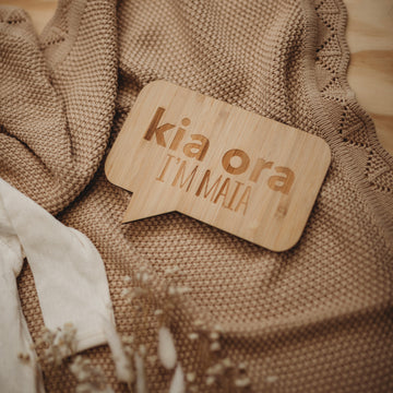 Speech Bubble Announcement Card