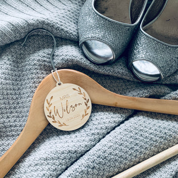 Personalised Bridal Party Hangers