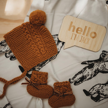 Speech Bubble Announcement Card