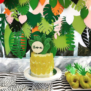 Round Personalised Cake Topper (other colours available)