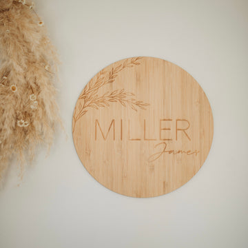 Personalised Wildflower Plaque