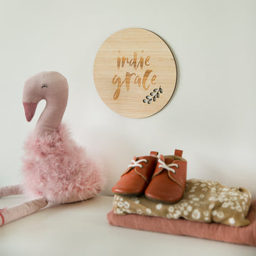 Personalised Brush Script Plaque