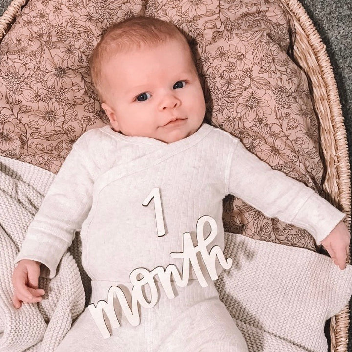 Lovely Lettering Flatlay Milestones