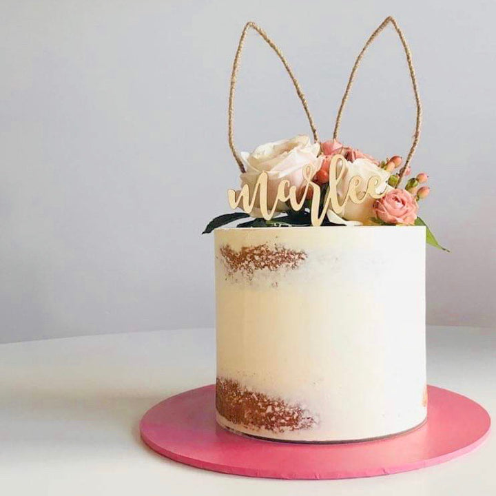 Tiny Personalised Cake Topper (other colours available)