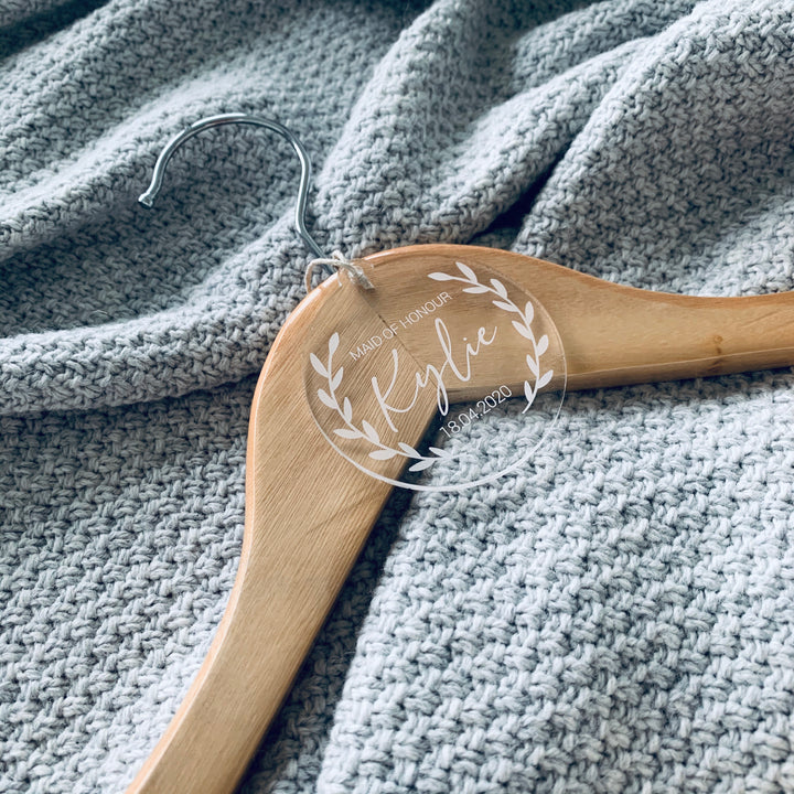 Personalised Bridal Party Hangers