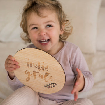 Personalised Brush Script Plaque