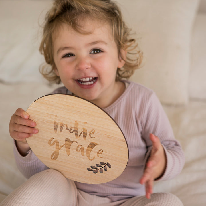 Personalised Brush Script Plaque