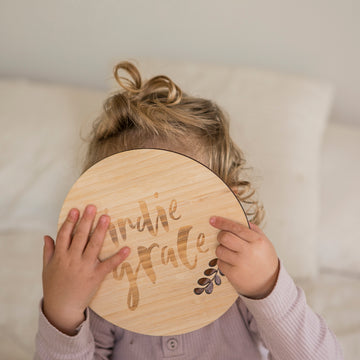 Personalised Brush Script Plaque