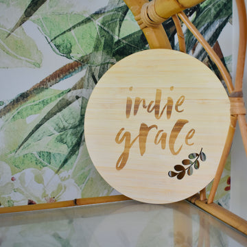 Personalised Brush Script Plaque