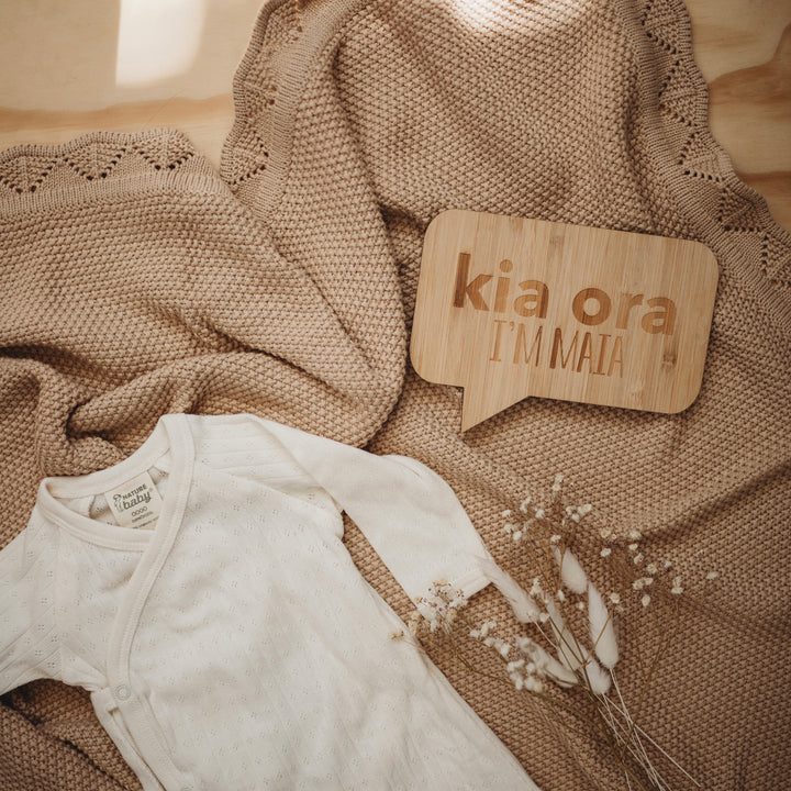 Speech Bubble Announcement Card