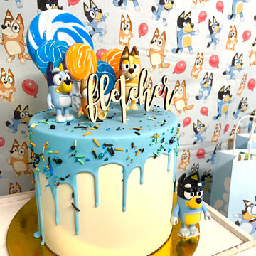 Tiny Personalised Cake Topper (other colours available)