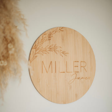 Personalised Wildflower Plaque
