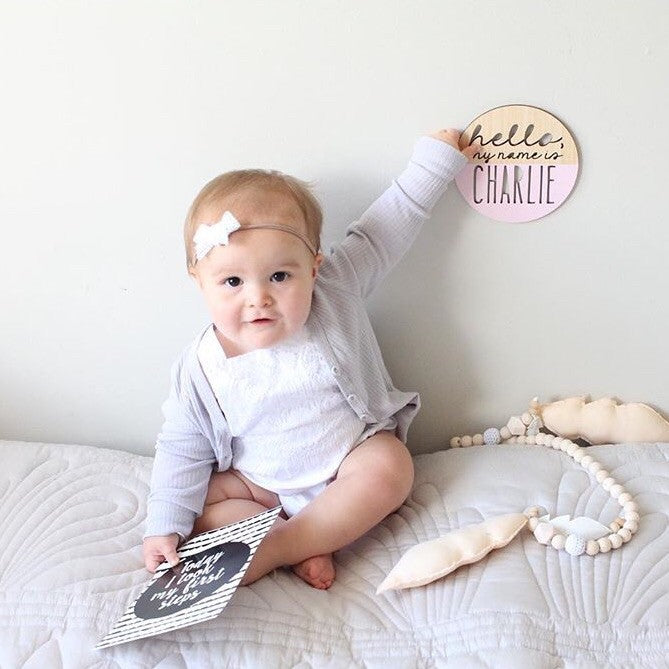 Personalised Hello Plaque