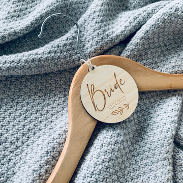 Personalised Bridal Party Hangers