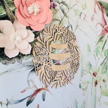 Personalised Tropics Wall Plaque