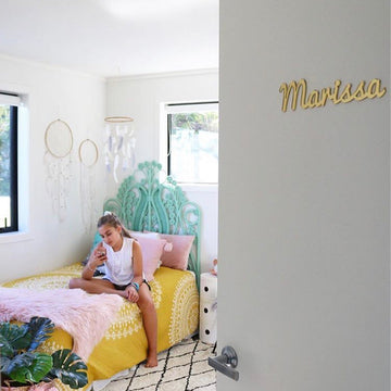 Mirror Wall Name - other fonts and colours available